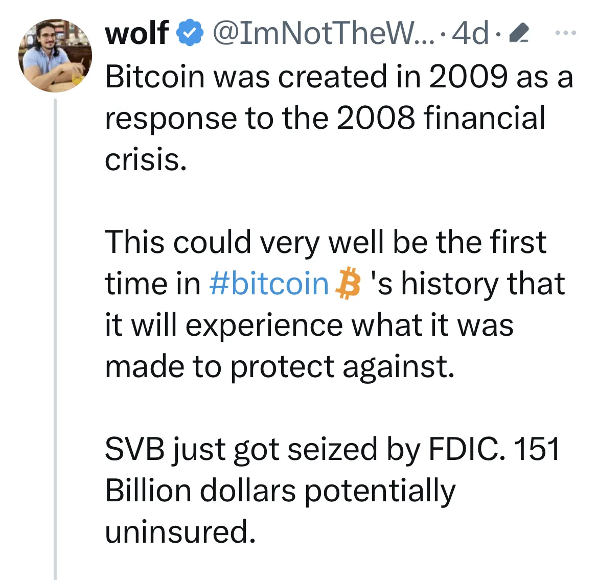 Silicon Valley Bank Crisis, USDC Depeg Is Latest Opportunity for Crypto -  Bloomberg