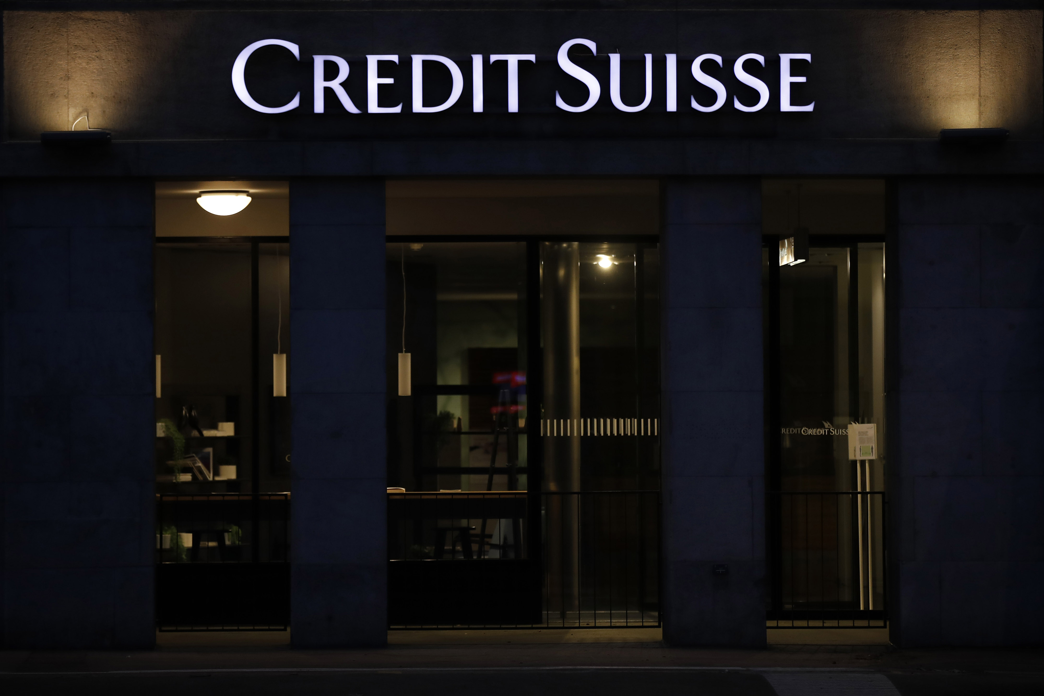 A bank branch of Credit Suisse Group AG in Bern.