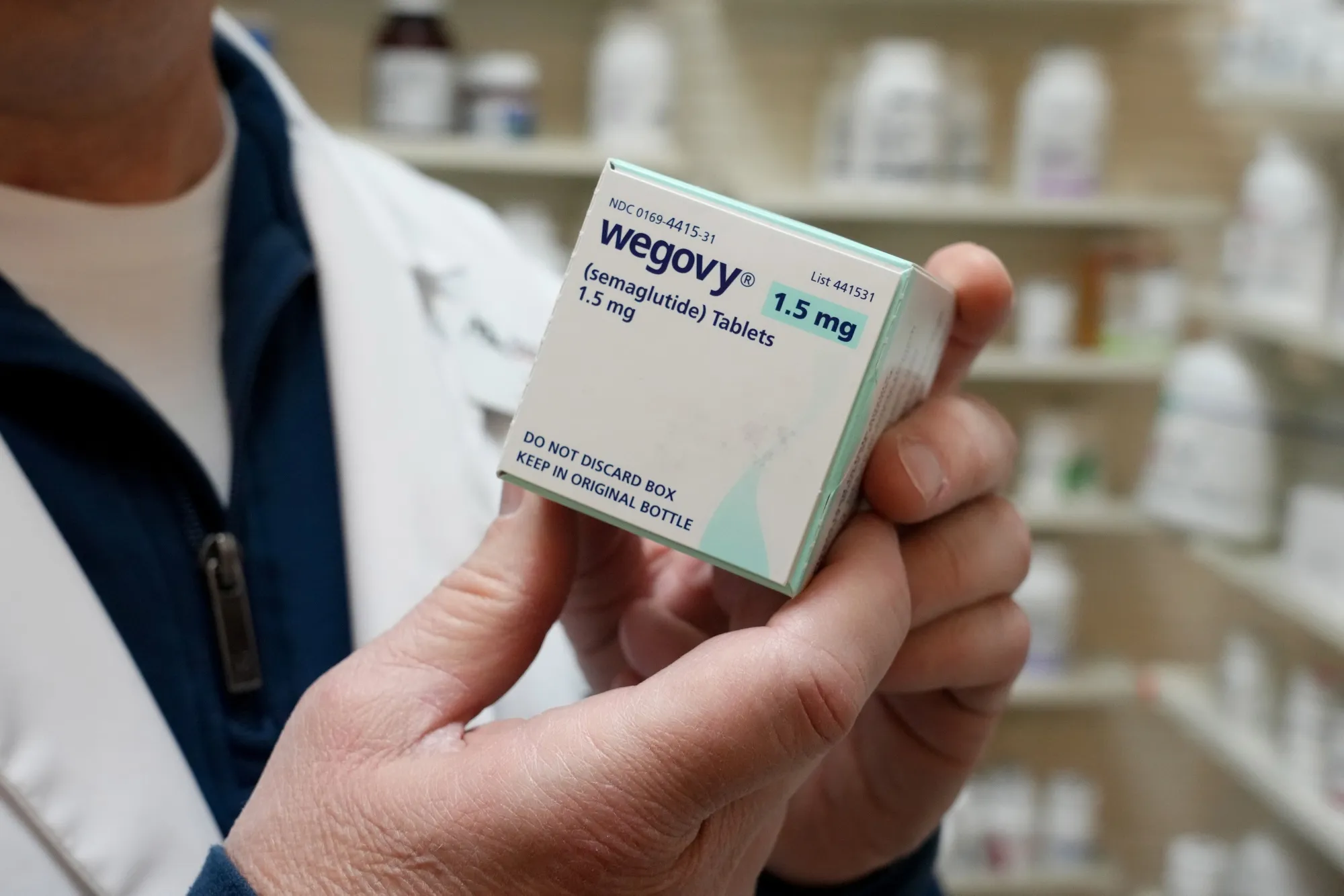 Novo Nordisk A/S’s Wegovy medication.