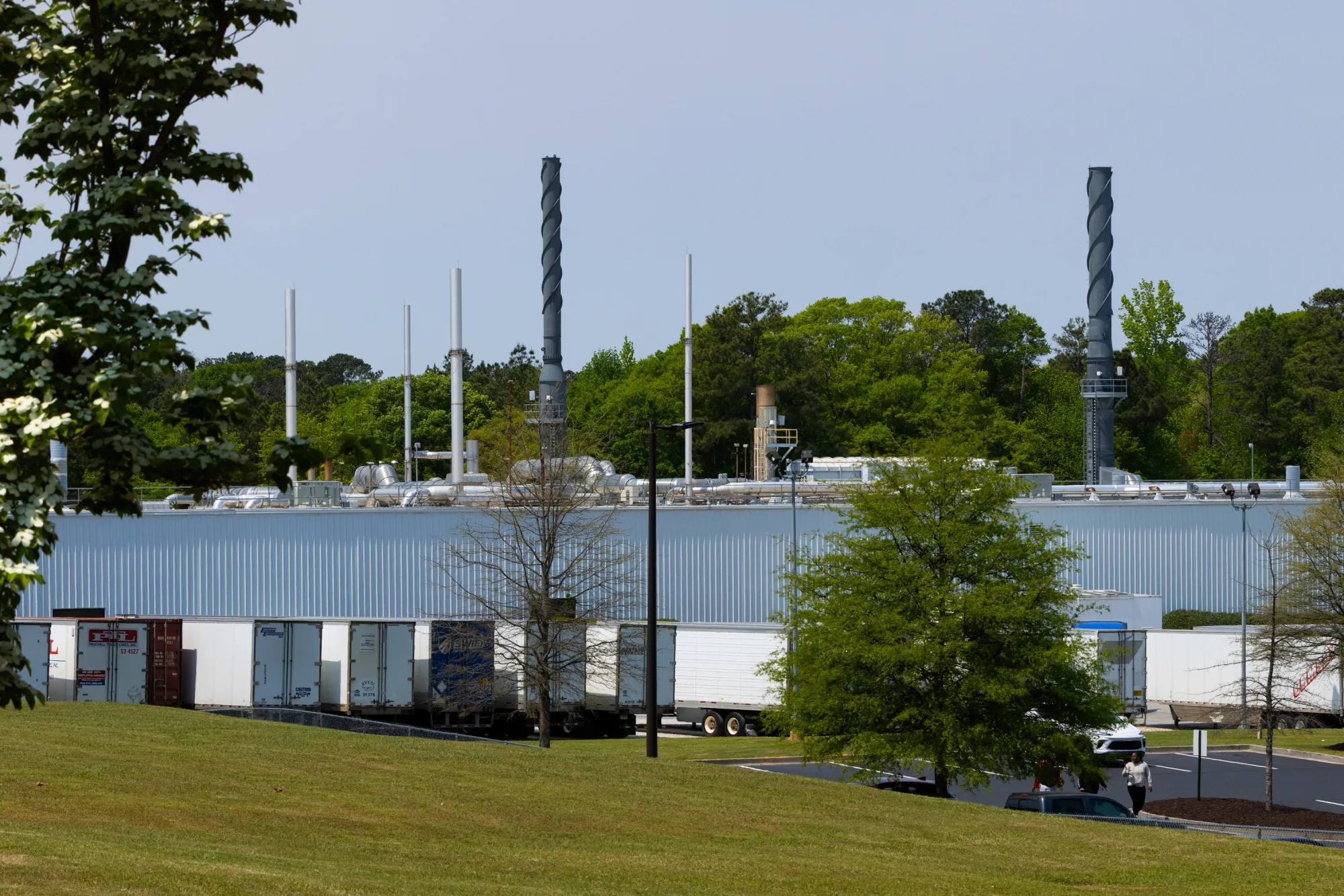 The Becton Dickinson, or BD, plant that is in Covington, Georgia on April 8, 2026. The plant’s Ethylene Oxide emissions have members of the community concerned. Photo by Kendrick Brinson