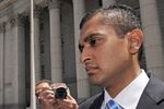 Mathew Martoma, a former portfolio manager with SAC Capital Advisors, exits federal court in New York on June 5