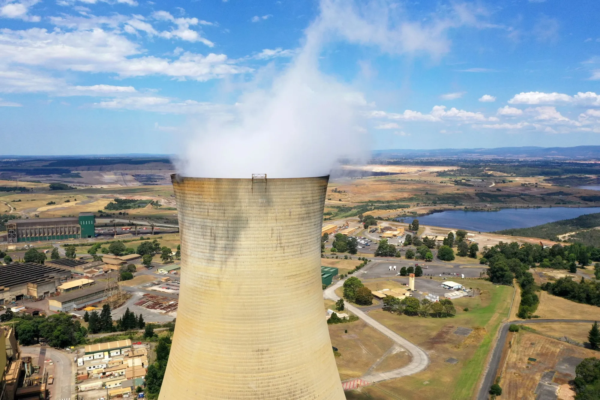 A cooling tower at a Power Station in Australia.