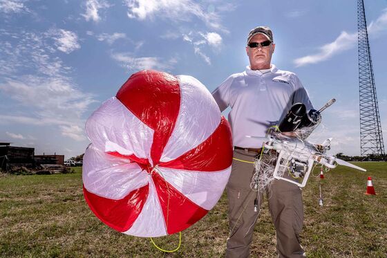 Firing Parachutes at Drones Is One Way to Keep the Skies Clear
