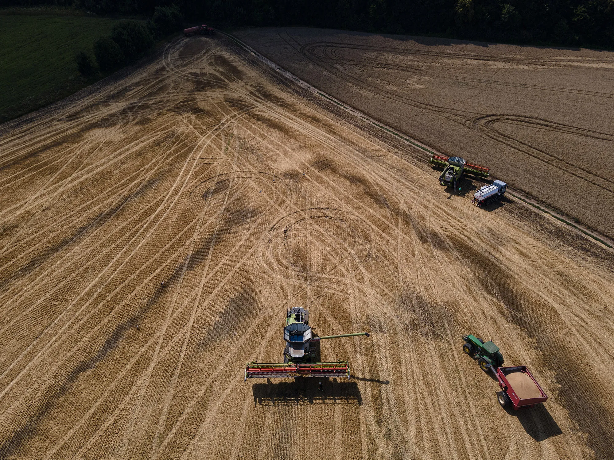 Wheat harvest&nbsp;in the Ternopil region of Ukraine.&nbsp;on Aug.&nbsp;4.&nbsp;