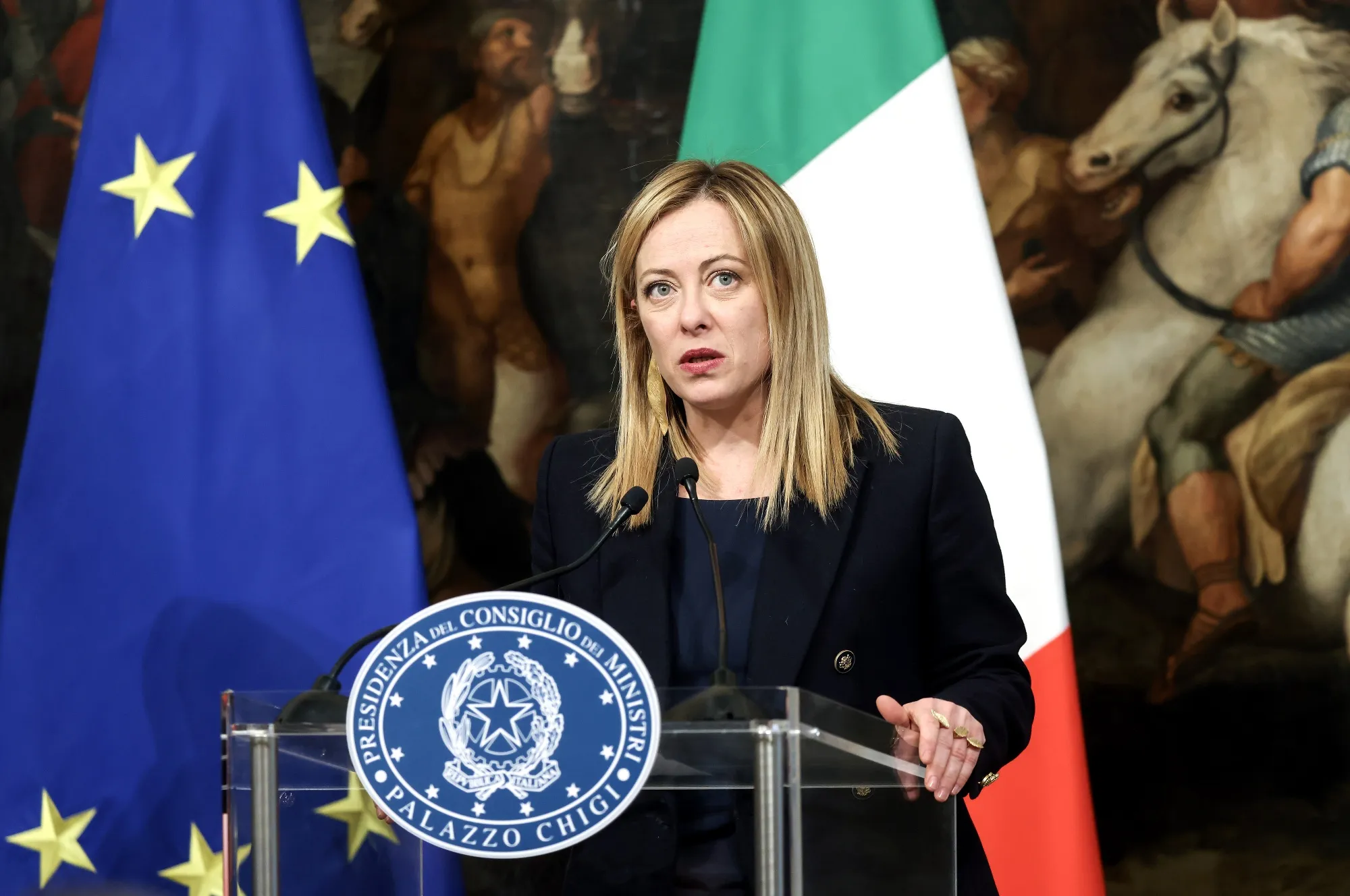 Italian Prime Minister Giorgia Meloni