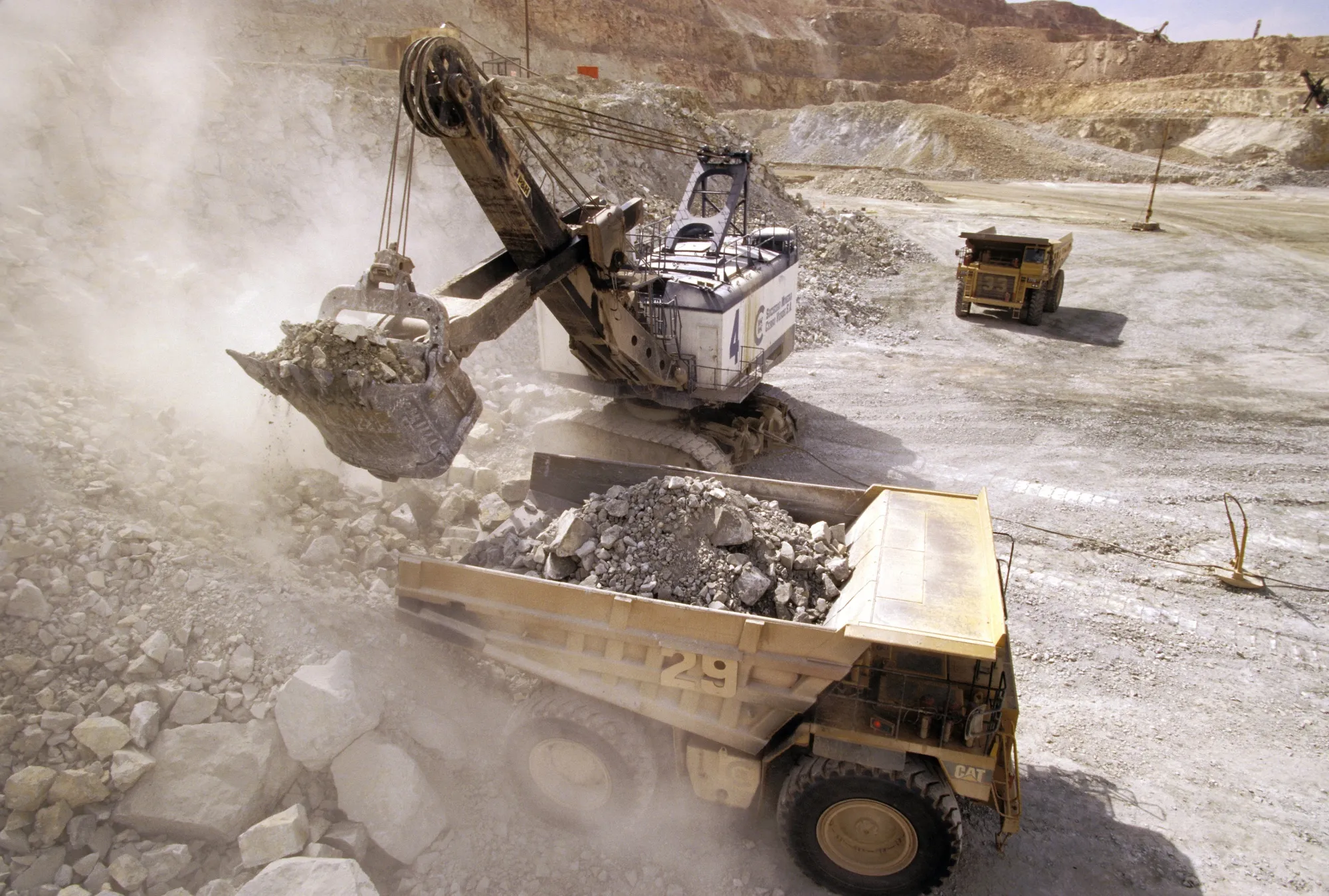 The El Abra copper mine in Chile.