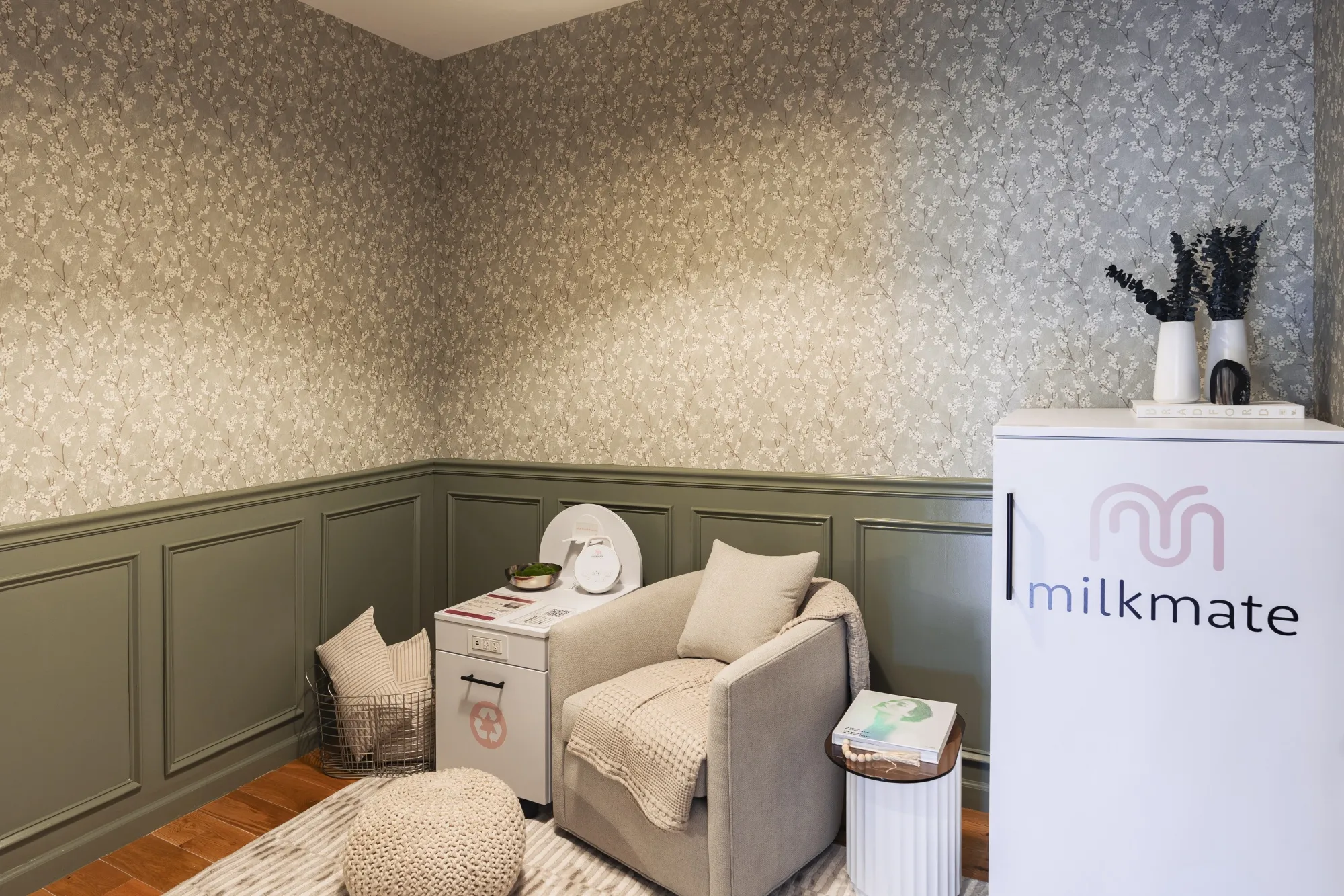 A MilkMate pumping room.