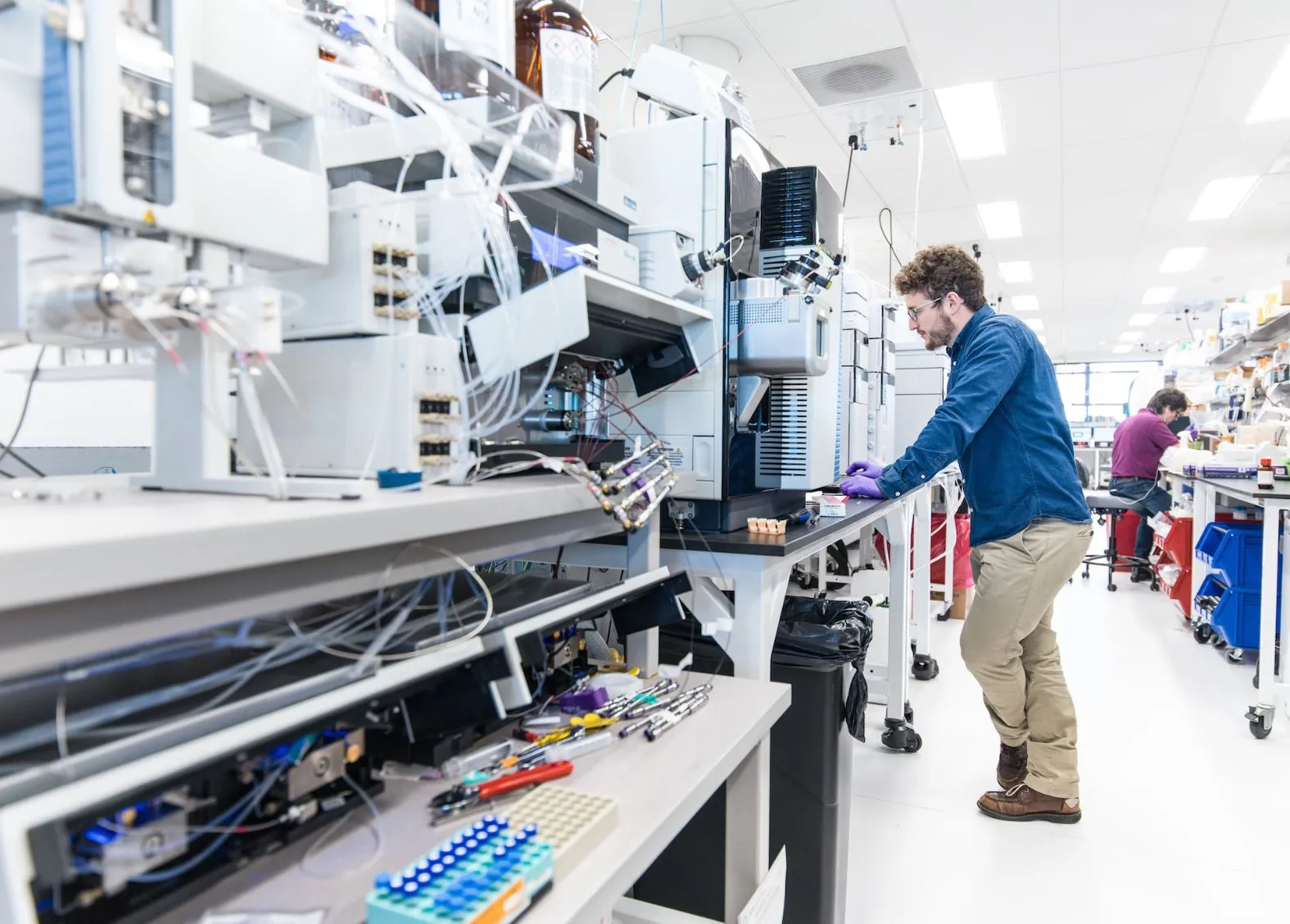 High-automation foundry at Ginkgo Bioworks’ South Boston headquarters