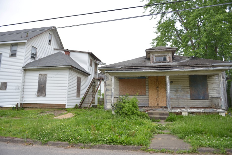 Vacant homes in Huntington, West Virginia. Parts of the state have some of the lowest life expectancies in the U.S. 