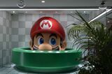 Super Mario Display and Mural Artworks In Kyoto