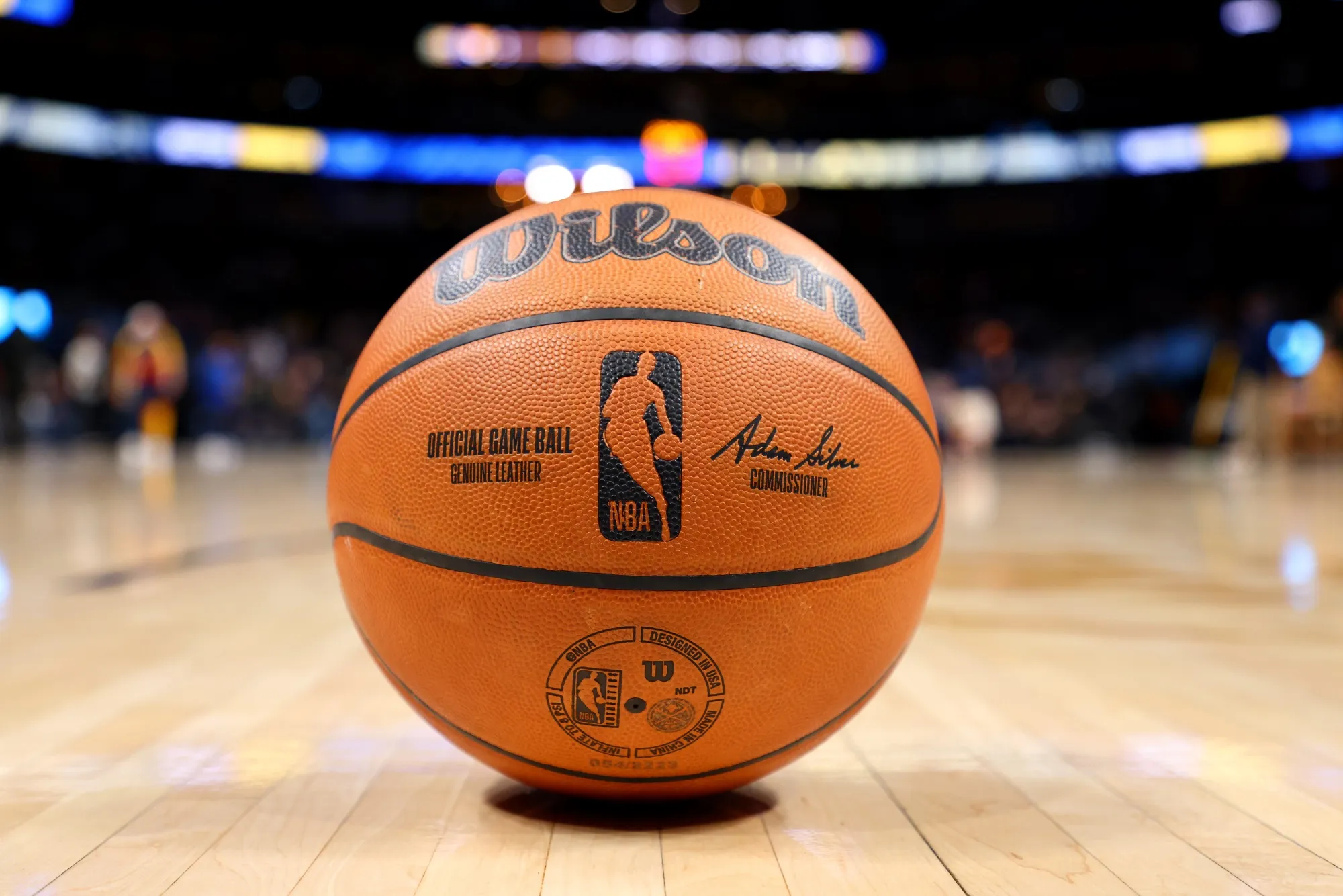 A NBA official basketball