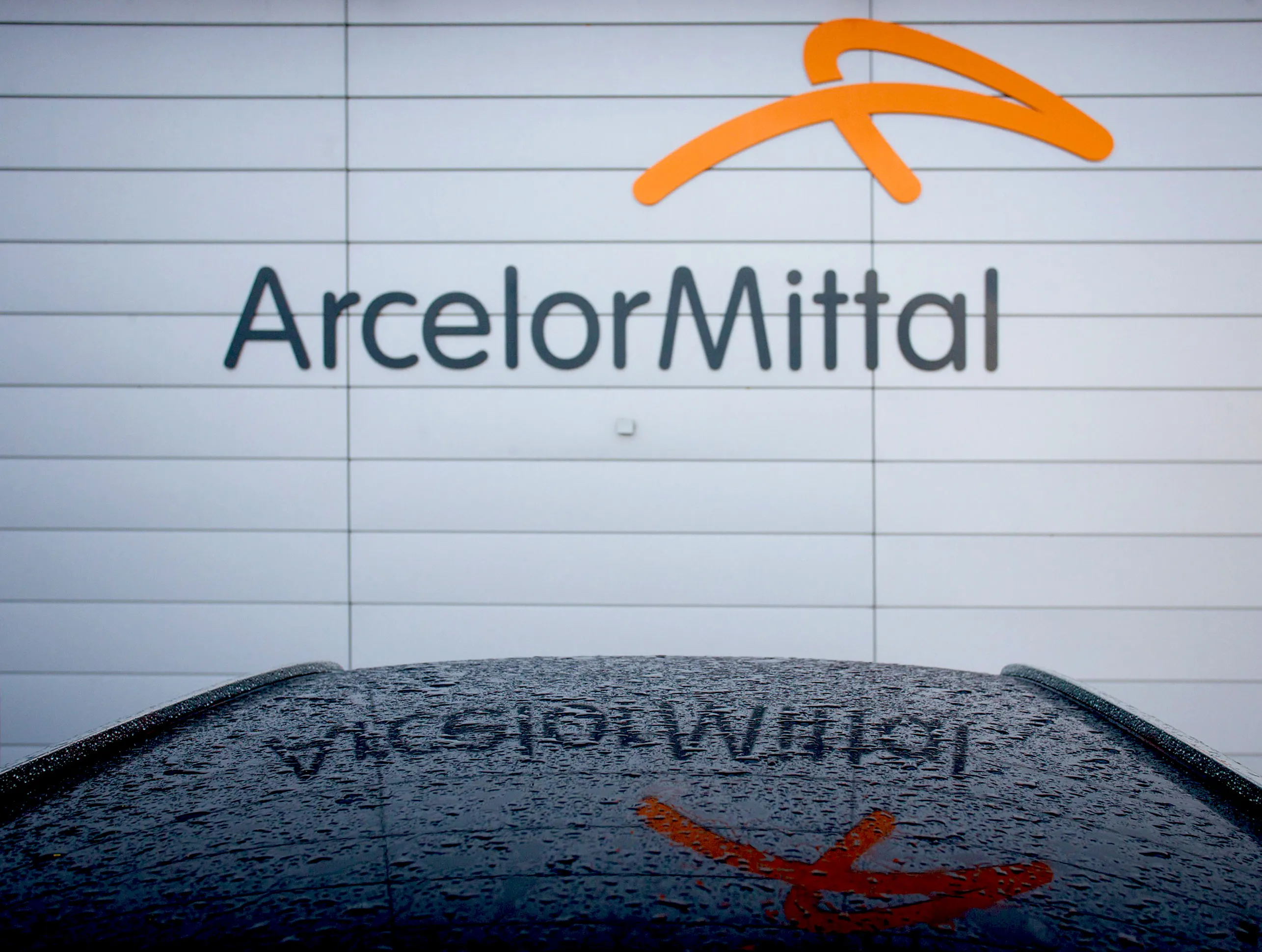Steel Production At An ArcelorMittal Plant