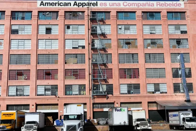 American Apparel’s factory in downtown L.A.