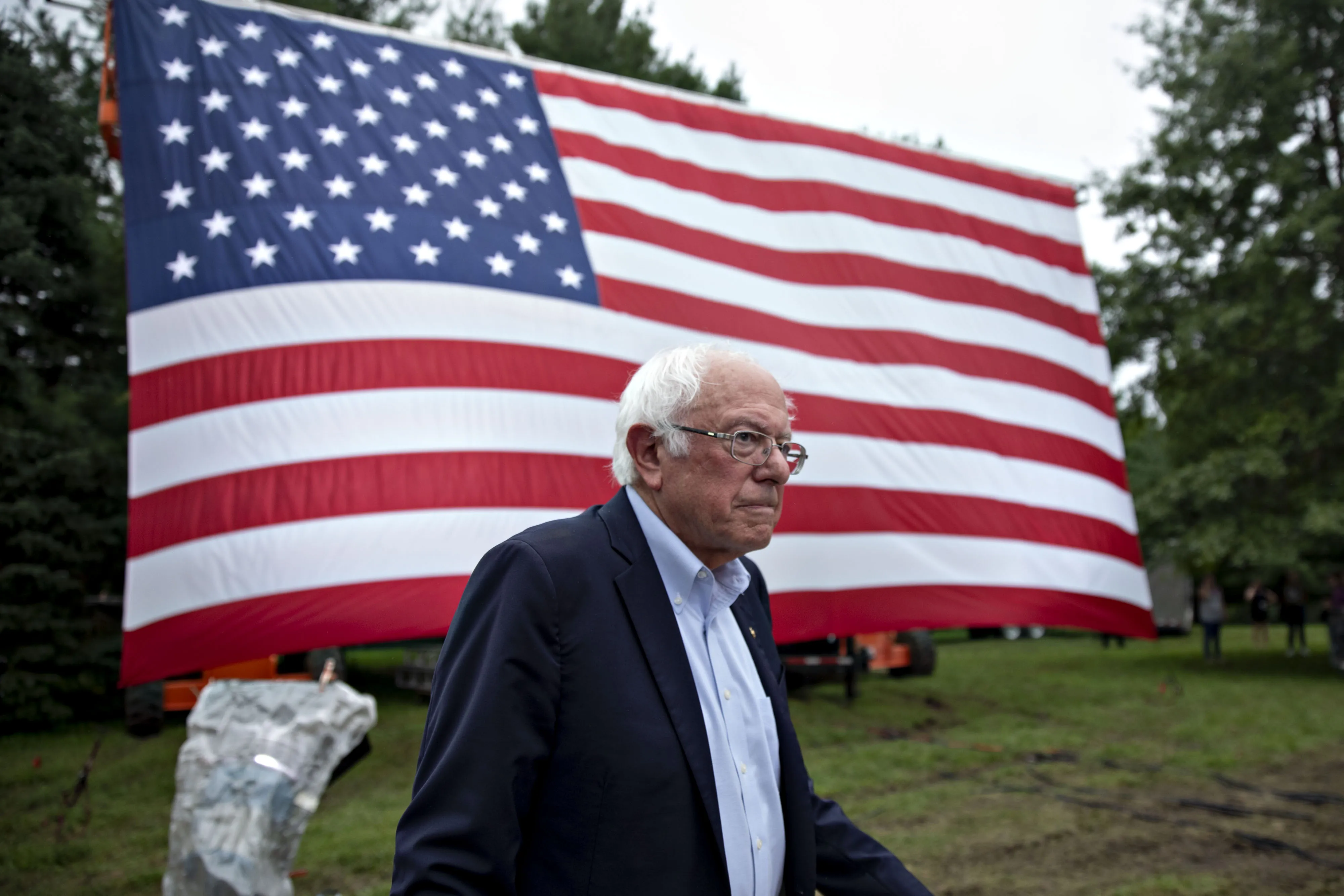 Bernie Sanders in Des Moines, Iowa, on Sept. 21.