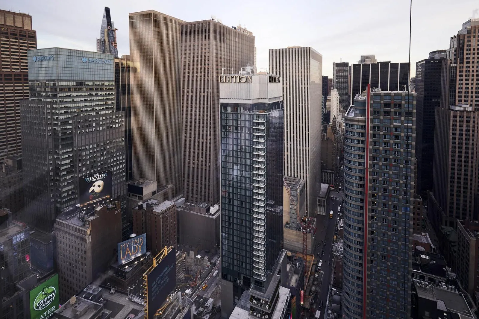 The Times Square Edition hotel.