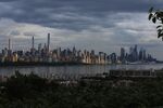 The Manhattan skyline.
