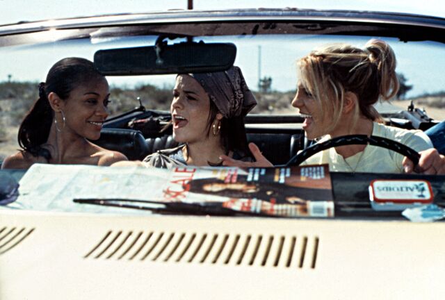 CROSSROADS, Zoe Saldana, Taryn Manning, Britney Spears, 2002