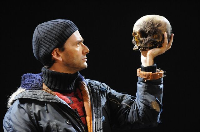 David Tennant plays Hamlet in a Royal Shakespeare Company production in Stratford-upon-Avon.