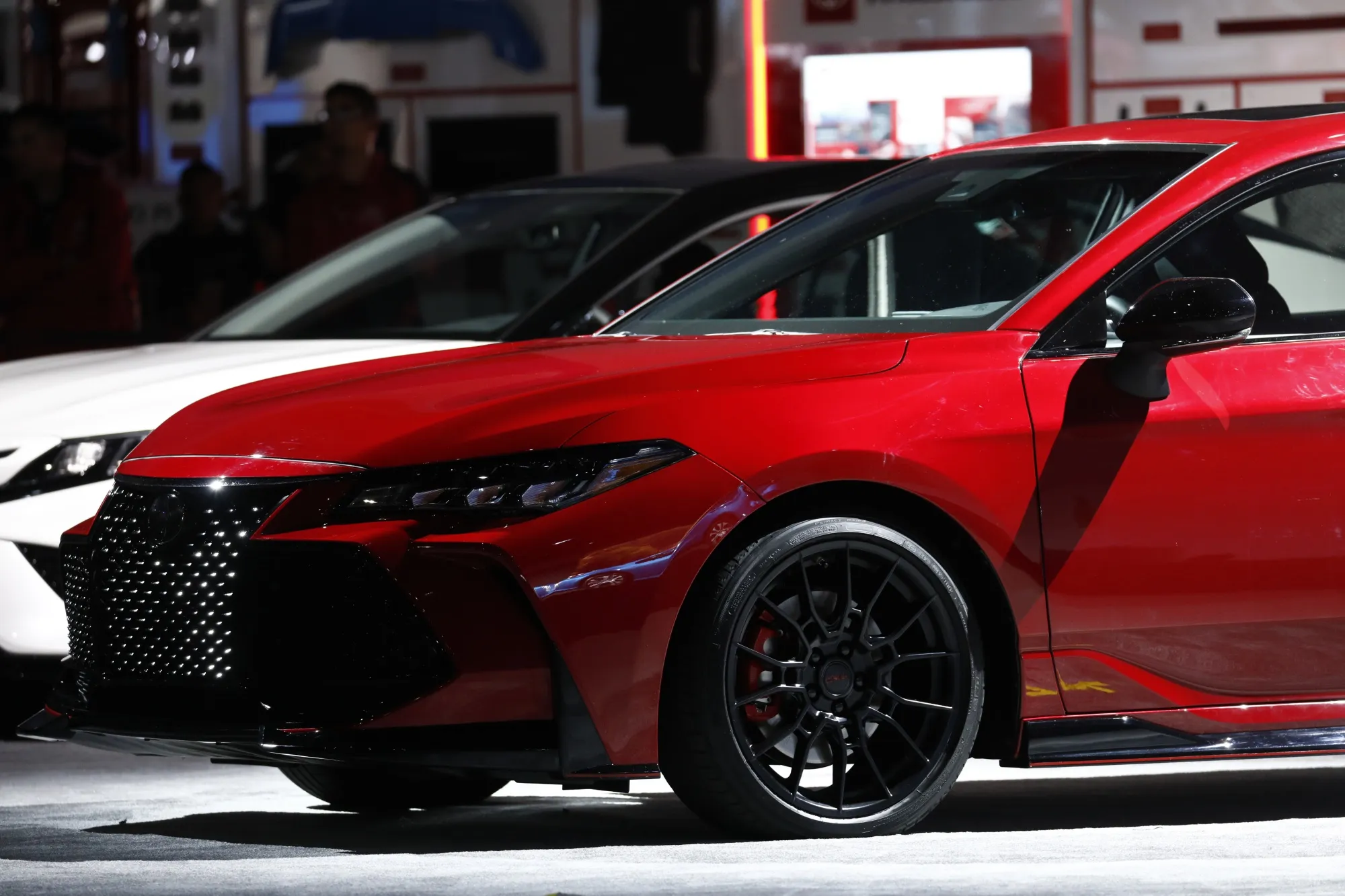 Toyota Motor Corp. Avalon TRD vehicle is displayed during AutoMobility LA ahead of the Los Angeles Auto Show.