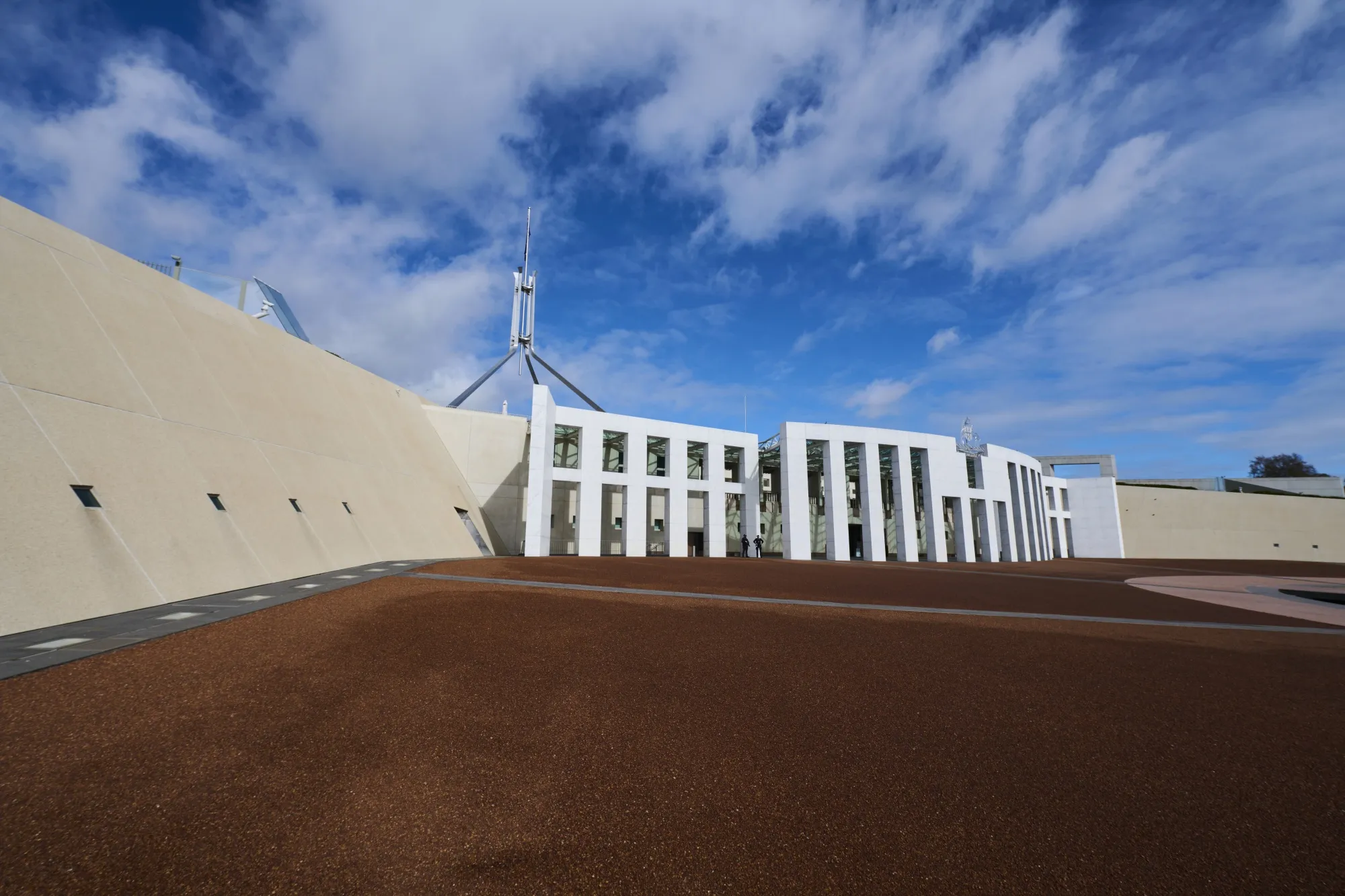 Parliament House as Calls for Covid Probe Plunged Australia Into a Hacking Nightmare