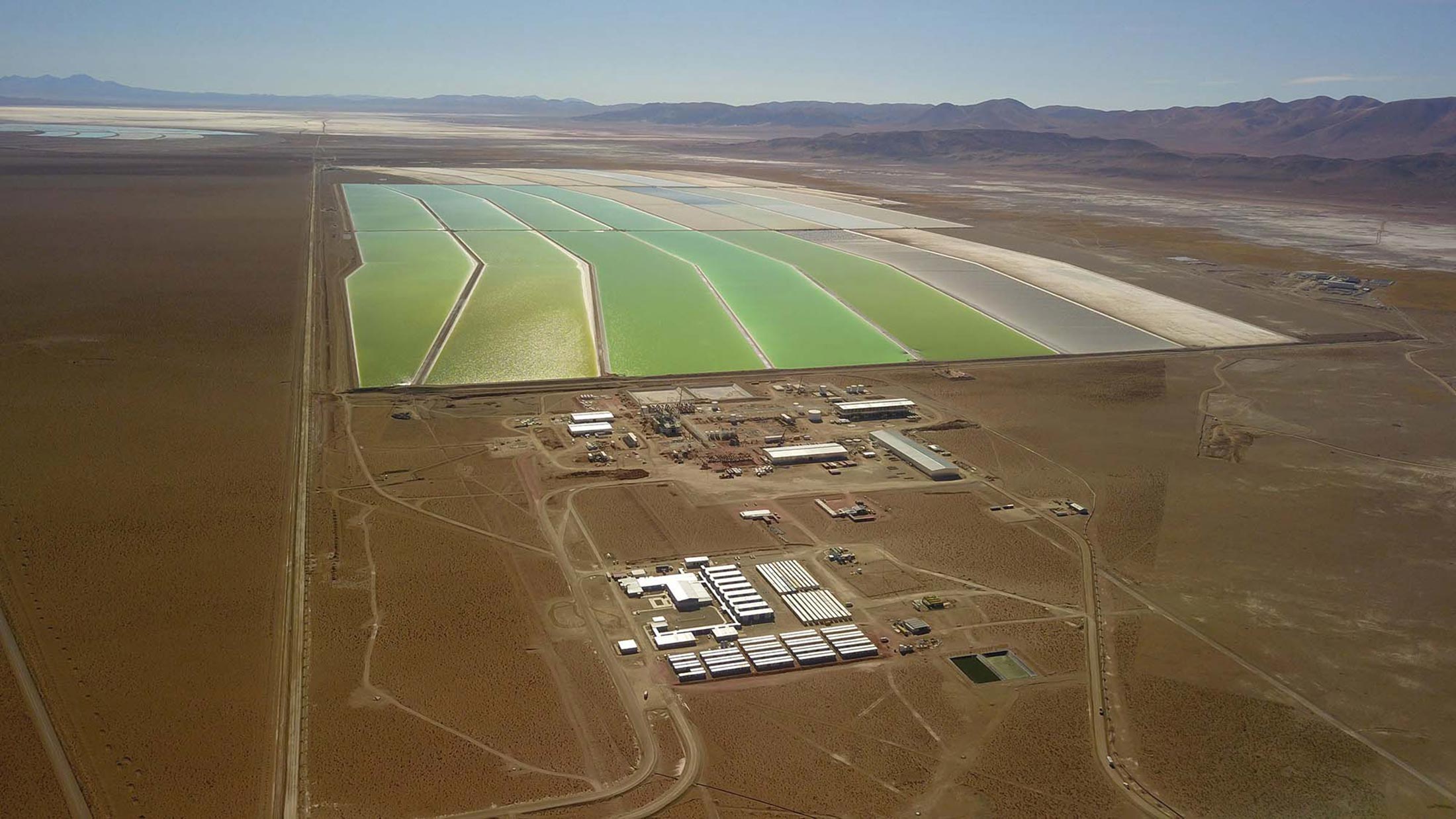 Lithium mining in Jujuy Province, Argentina.