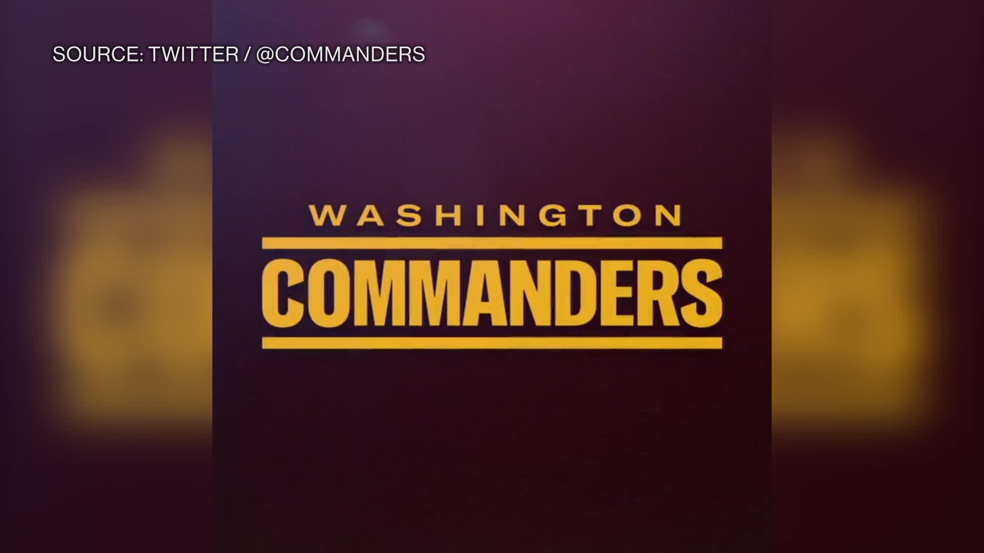 Washington Football Team New Name Is the Commanders, NFL Team Announces -  Bloomberg