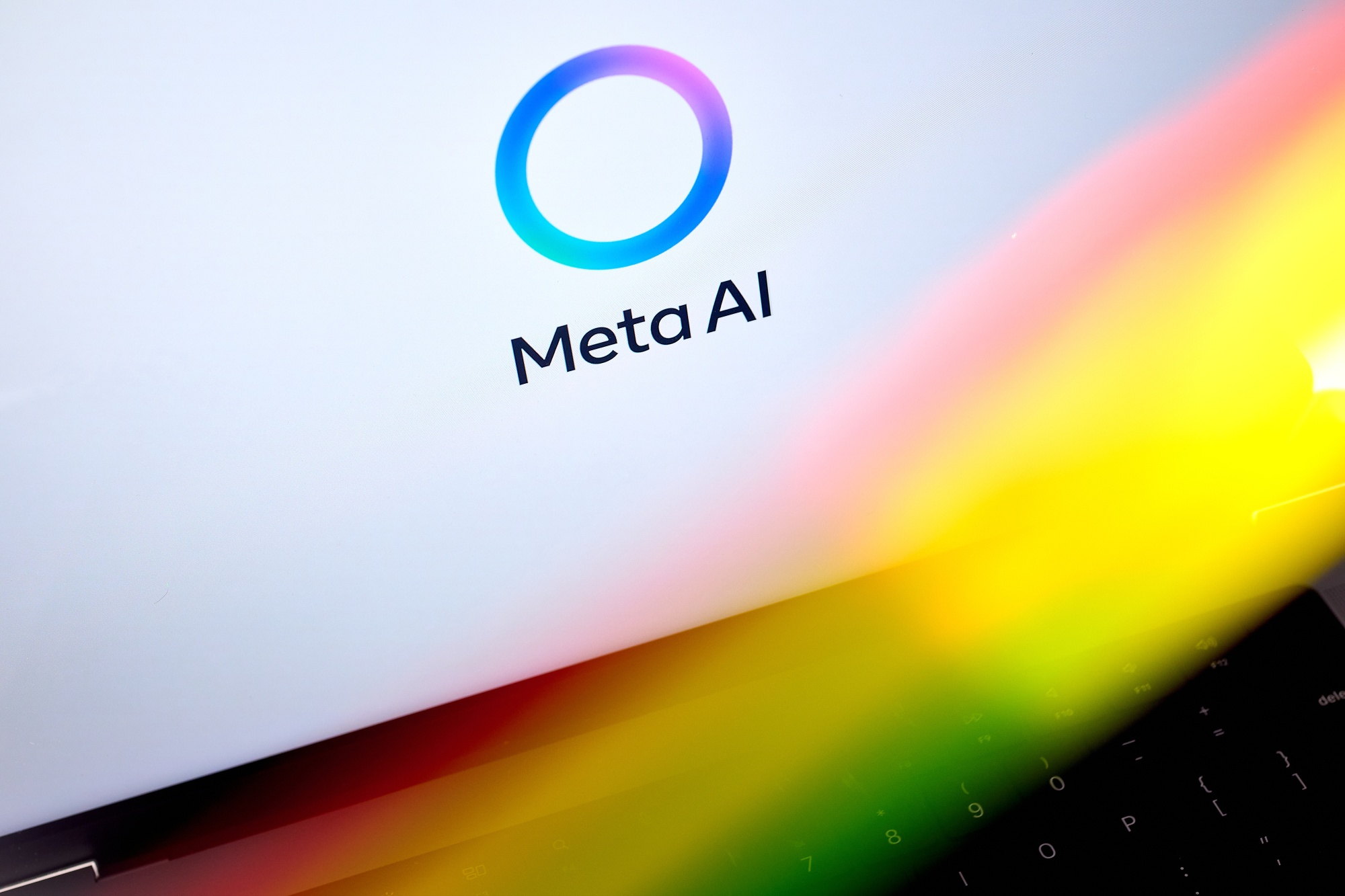 The Meta AI logo