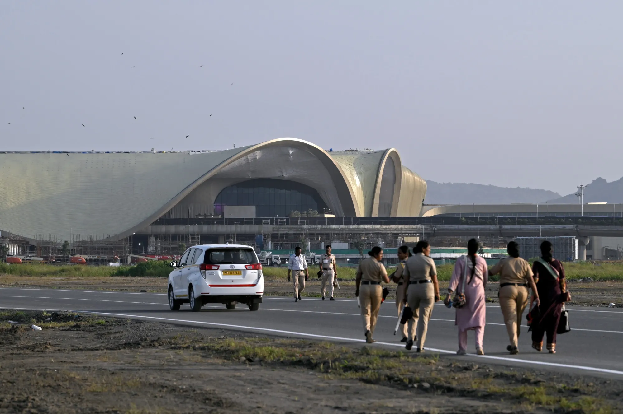 The Navi Mumbai International Airport.