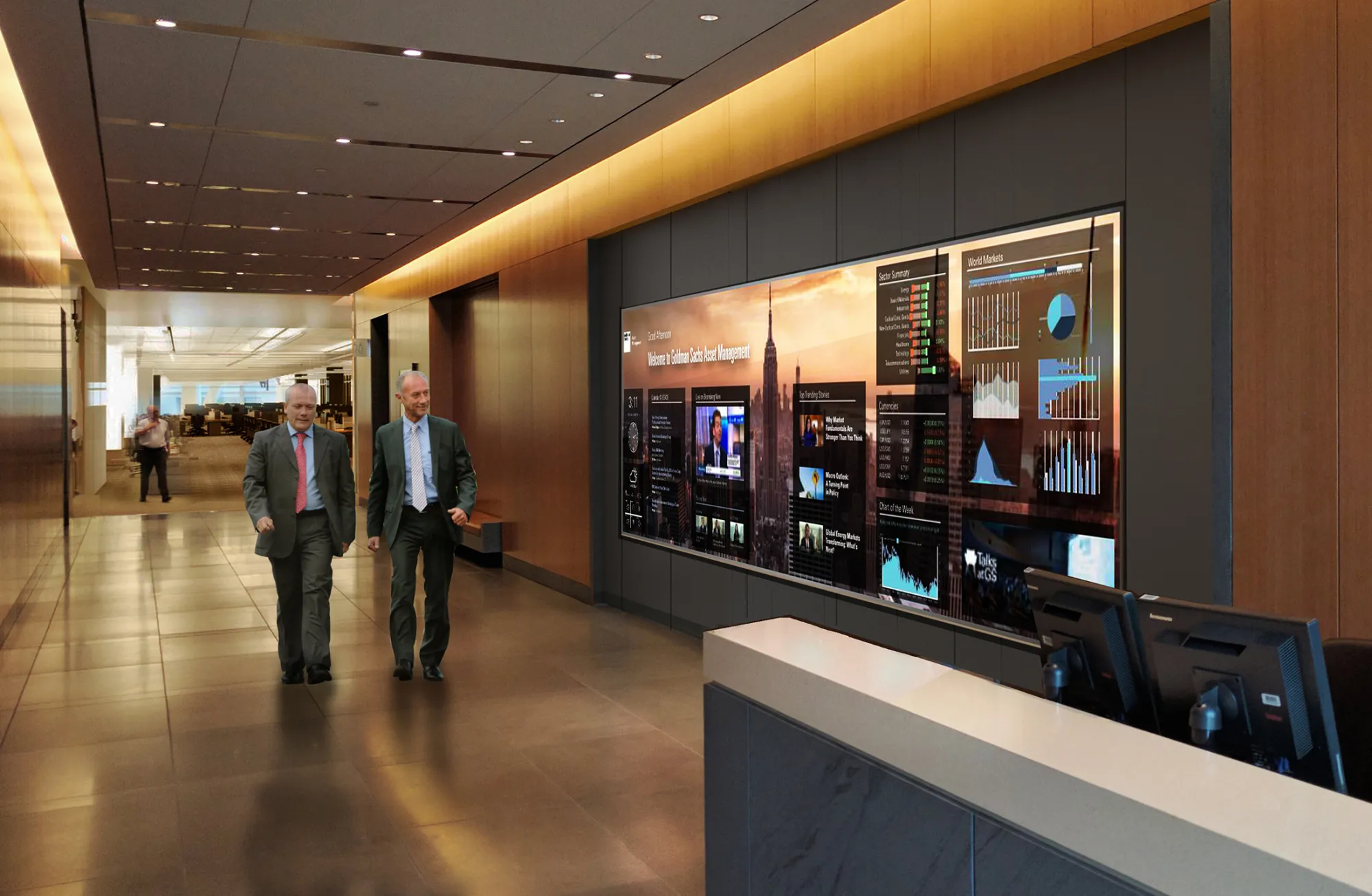 ゴールドマン、トレーディングフロア大改造－壁なしで運用者ら一堂に - Bloomberg