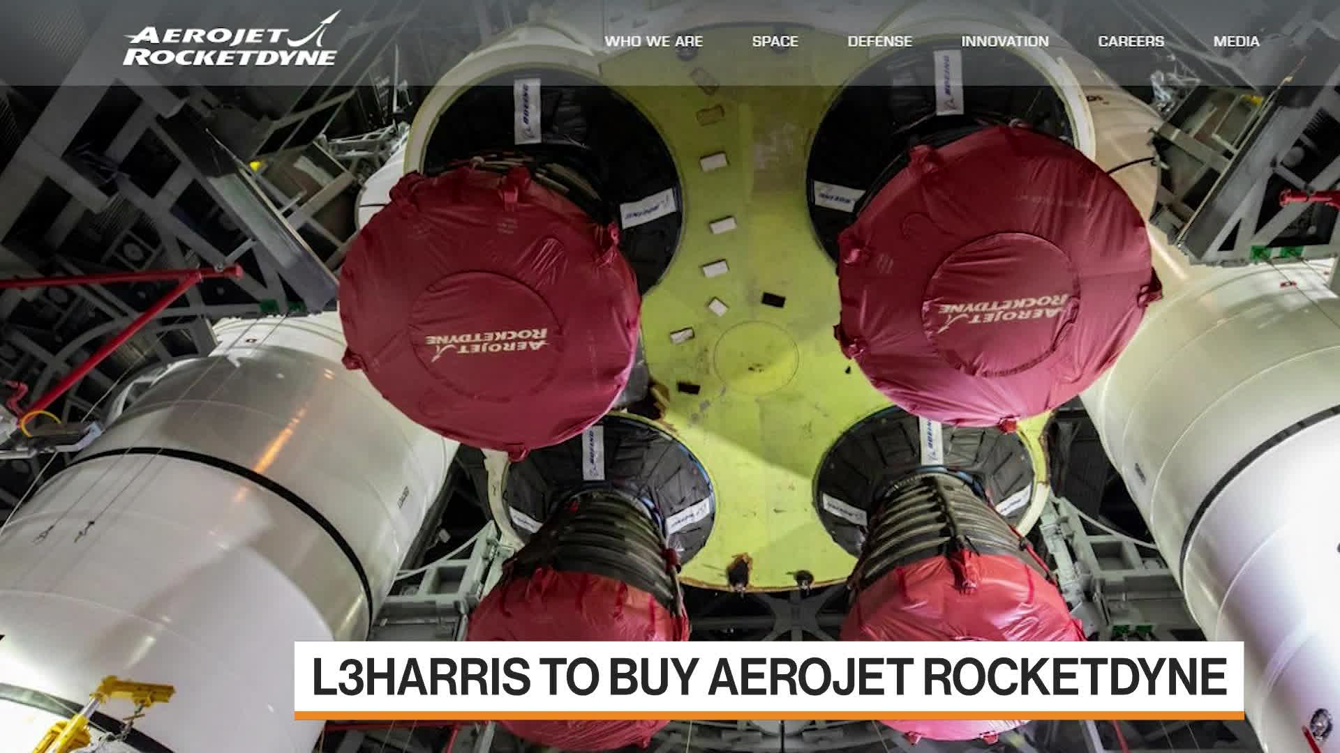 Watch L3Harris To Buy Aerojet Rocketdyne In $4.7B Deal - Bloomberg