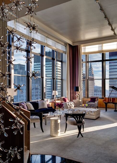 The New York Palace's Jewel Suite, designed by jeweler Martin Katz