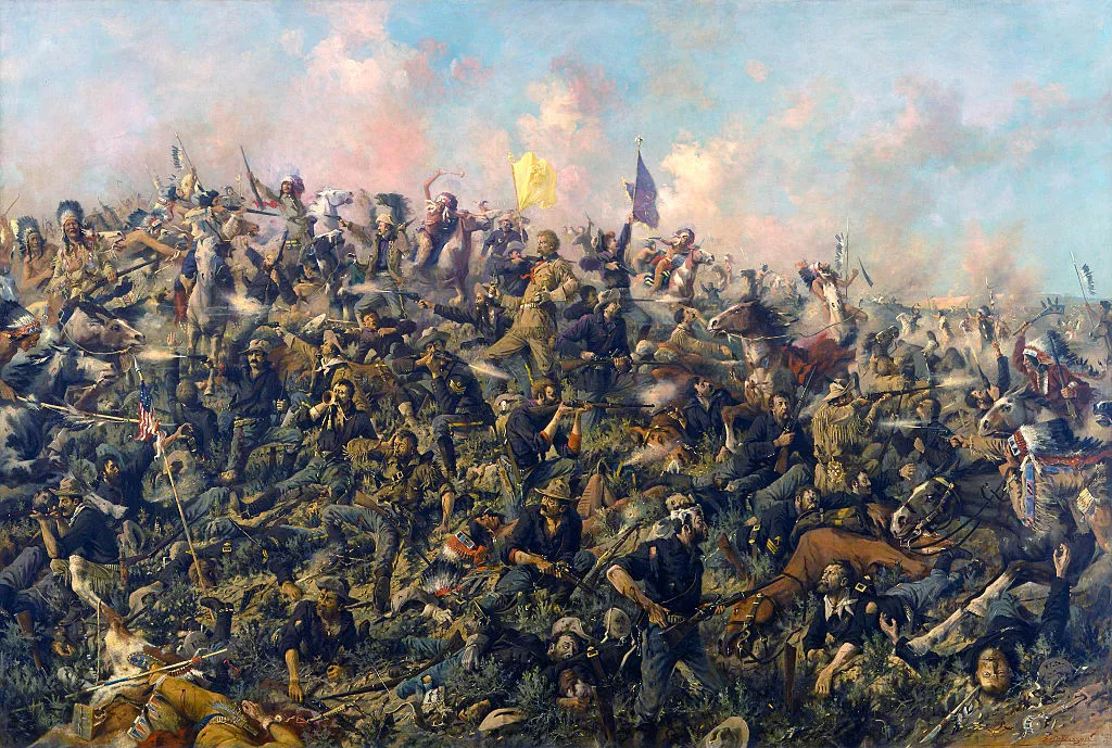 Battle of the Little Bighorn, June 1876.