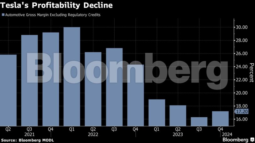 Tesla's Profitability Decline