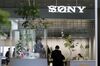 The Sony Corp. logo is displayed at the company's headquarters in Tokyo.