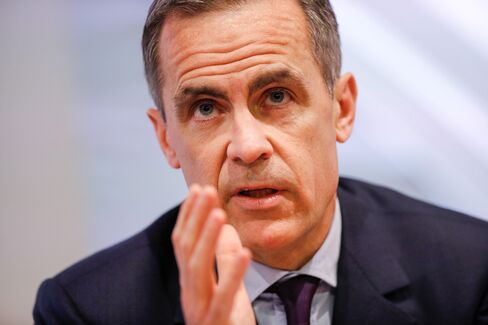 Bank of England Governor Mark Carney Presents The Quarterly Inflation Report At A News Conference