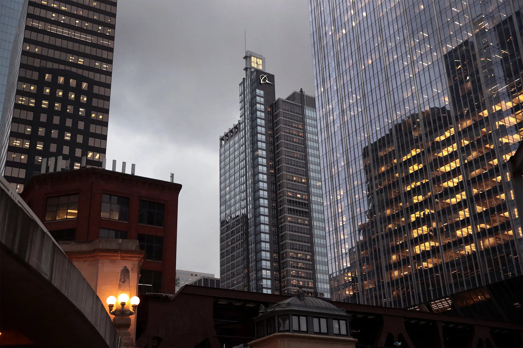 The Boeing headquarters in Chicago, Illinois.