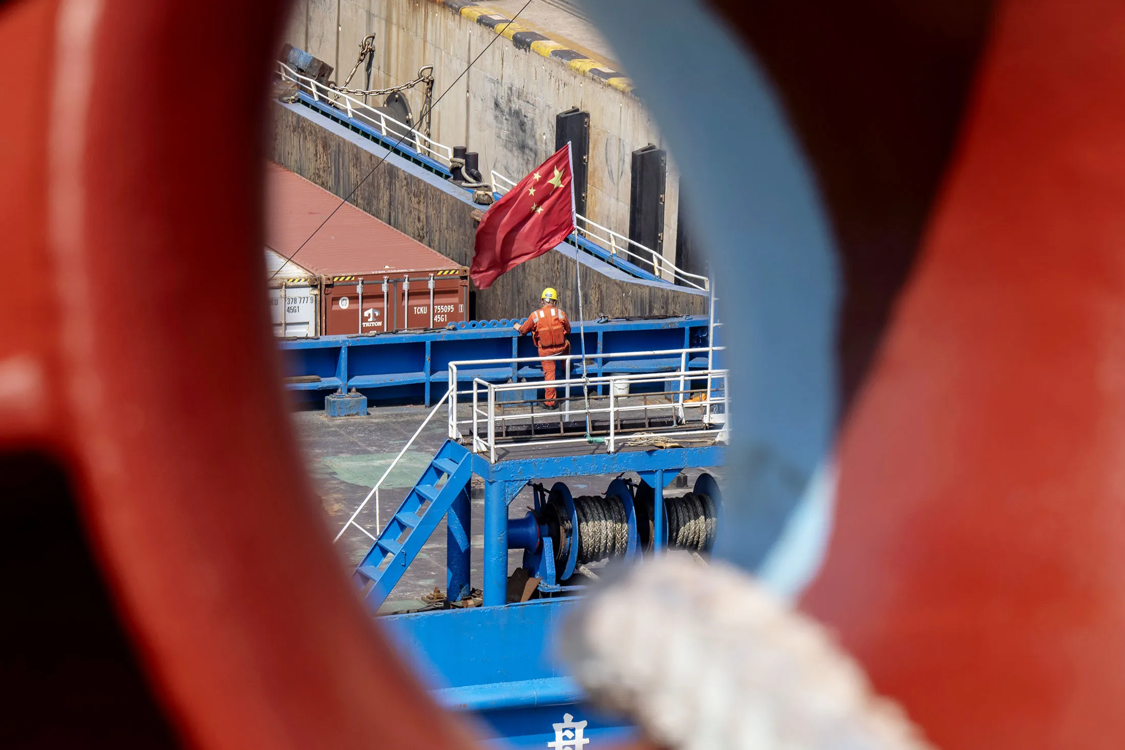 Yangshan Deepwater Port in Shanghai.