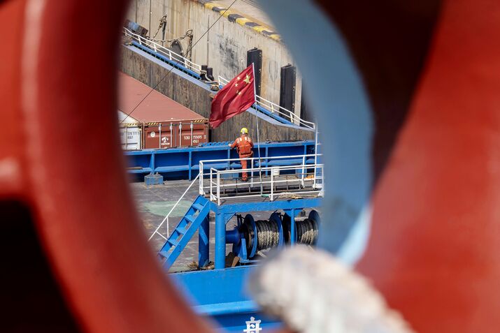 Yangshan Deepwater Port in Shanghai.