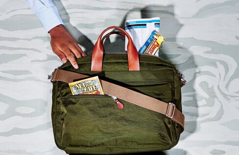 The nylon is water-repellent—great for a morning when you’re worried about a downpour.