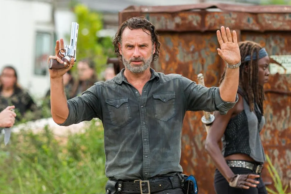 Andrew Lincoln as Rick on “The Walking Dead”