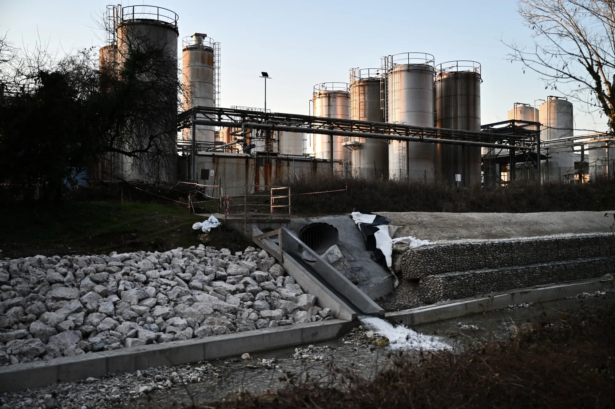 The shuttered Miteni factory near Vicenza, northern Italy.