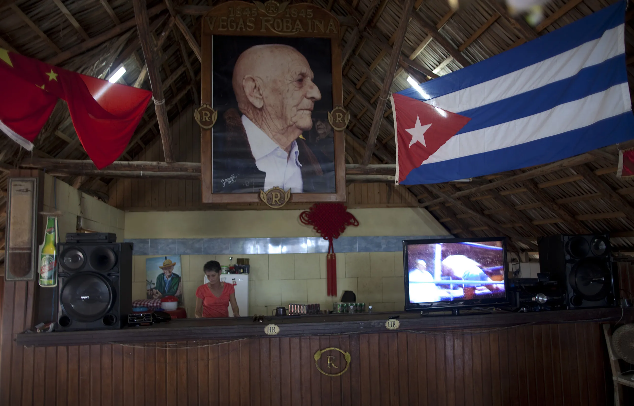 A portrait of Alejandro Robaina at the family tobacco plantation in Pinar del Rio, Cuba.
