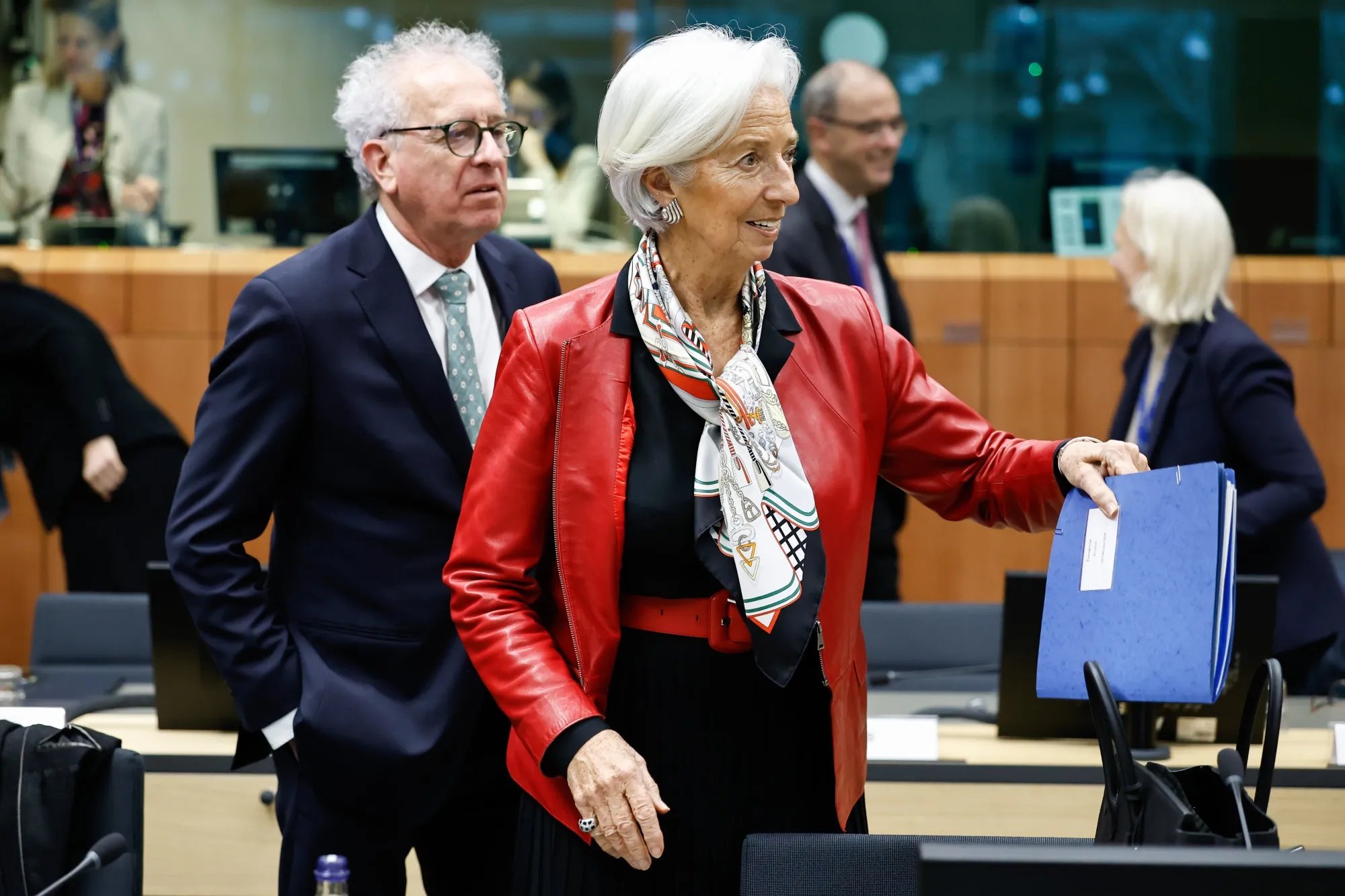 Christine Lagarde in Brussels, on Feb. 16.