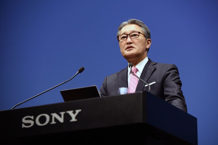 Sony Corp. News Conference To Announce The Change of CEO