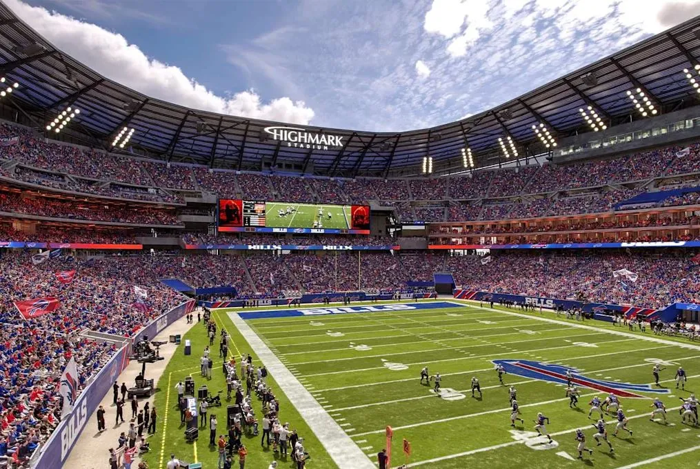 A rendering&nbsp;of the new Highmark Stadium&nbsp;in Erie County, New York.