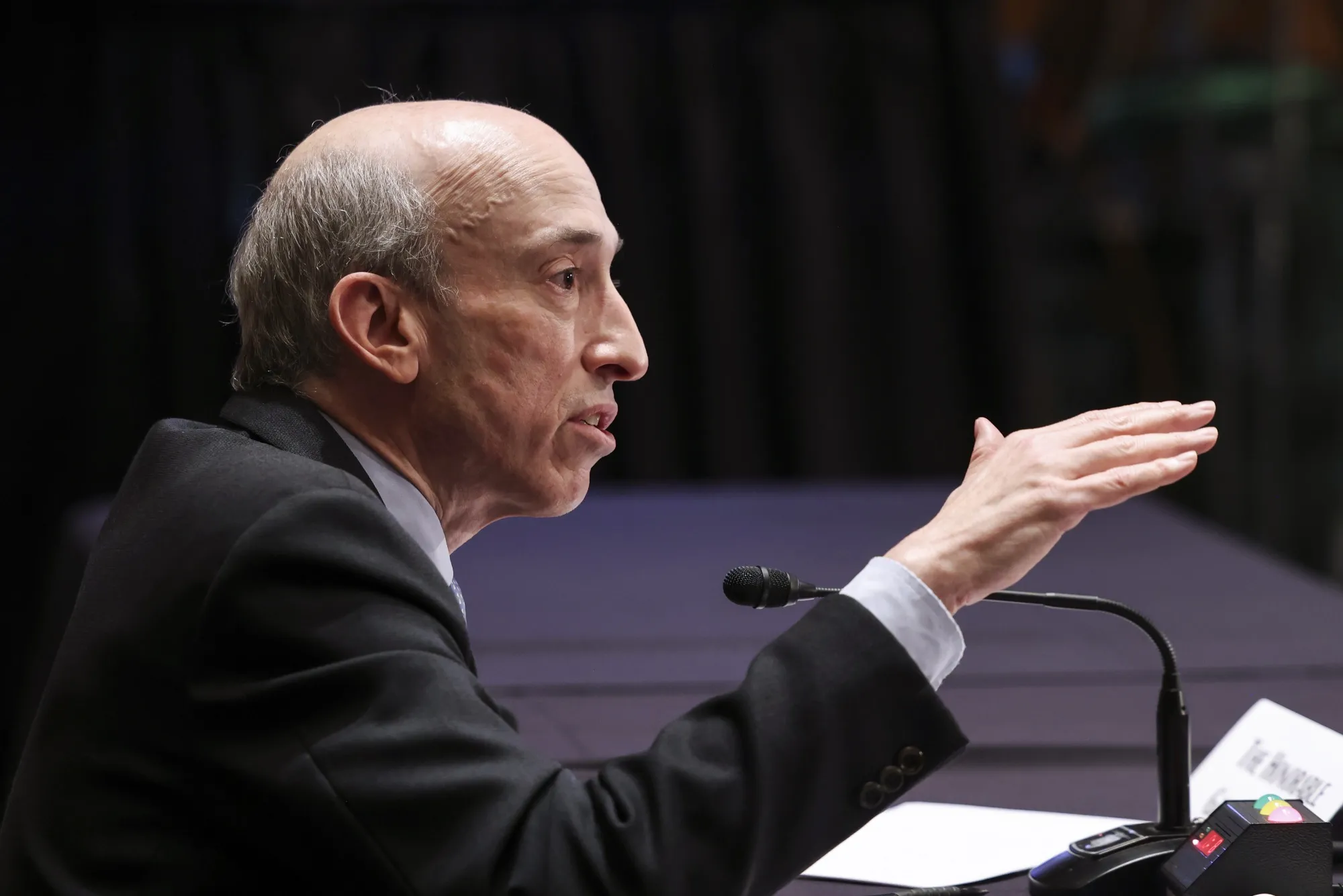 Gary Gensler, chairman of the&nbsp;Securities and Exchange Commission.