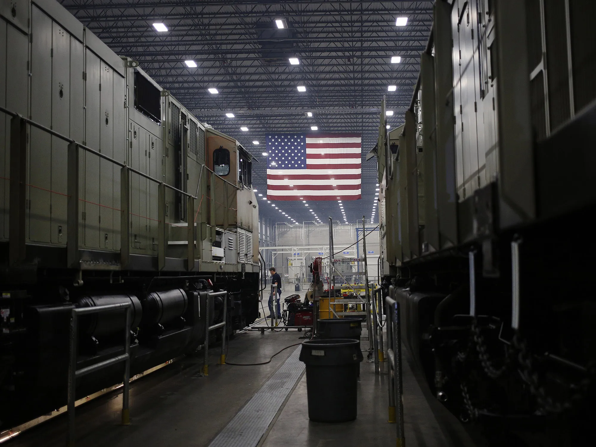 Inside The GE Manufacturing Solutions Locomotive Factory Ahead Of Durable Goods Orders