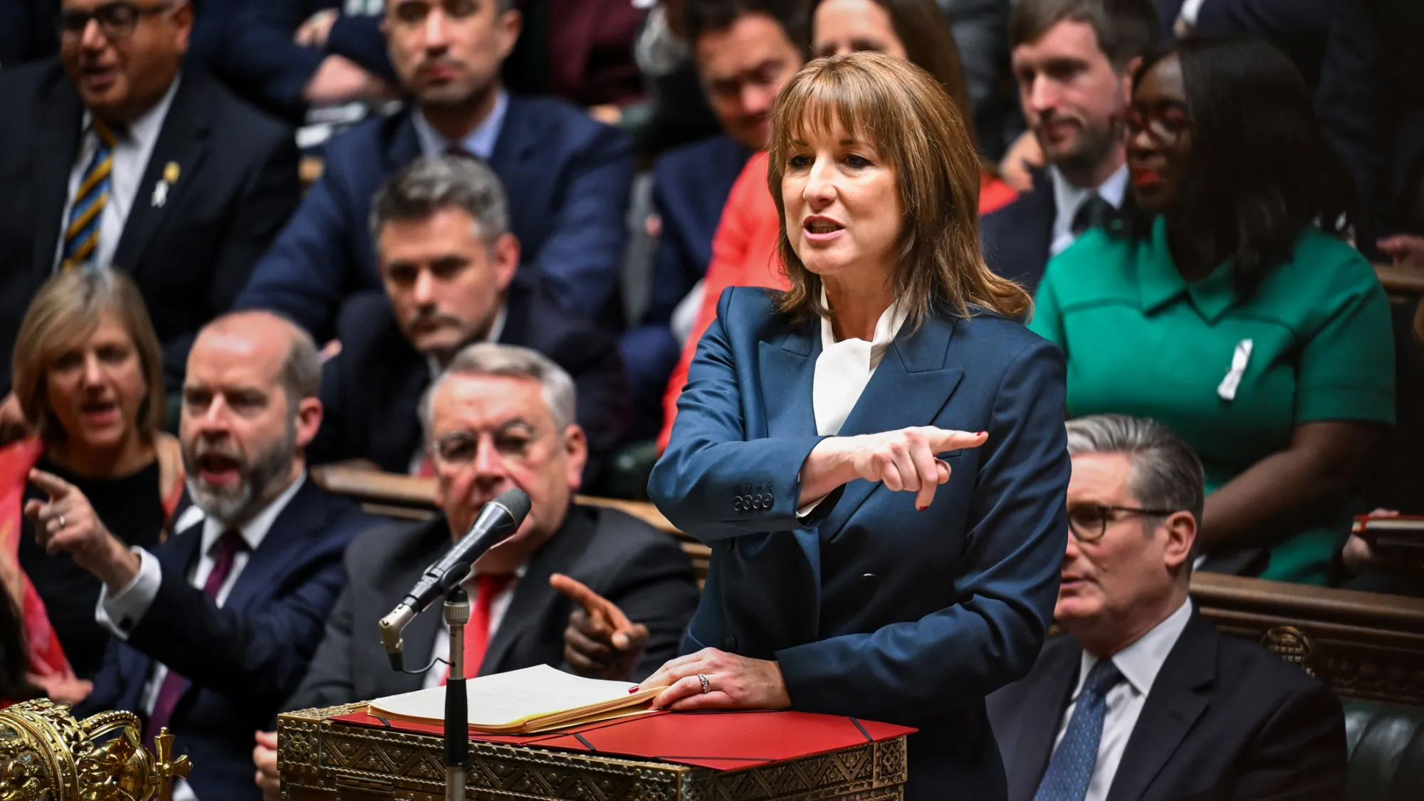 Rachel Reeves presents her budget in Parliament on Nov. 26.