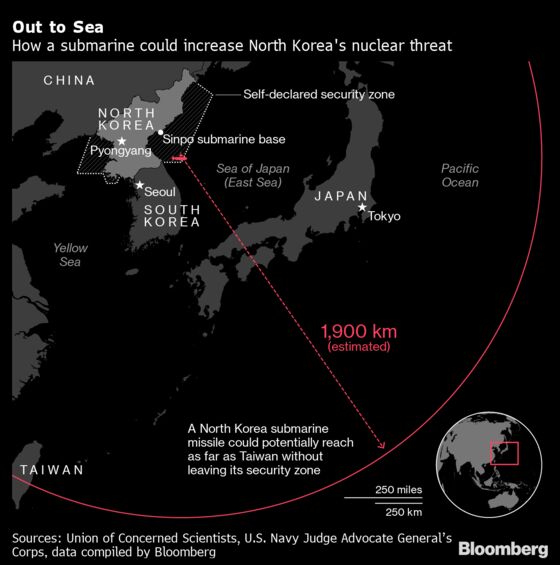 North Korea Likely Fired First Submarine Missile Since 2019