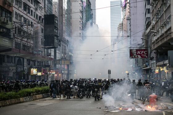 Hong Kong Holiday Protests Small as Stricken City Cleans Up